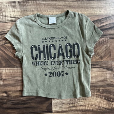 Top corto Chicago Bershka