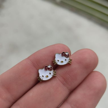 Hello Kitty Earrings Ohrringe ästhetisch Schmuck