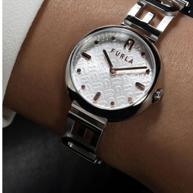 FURLA 3D BANGLE - Orologio - tonalità argentata