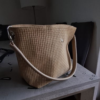 Cute vintage bag in real leather