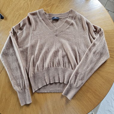 Maglione corto beige Le Temps des Cerises