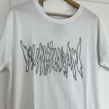 T-shirt merchandising Yung Lean bianco