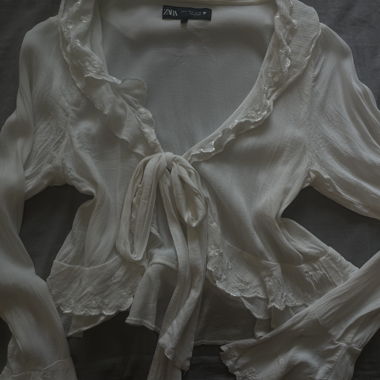 Zara Lace Blouse White