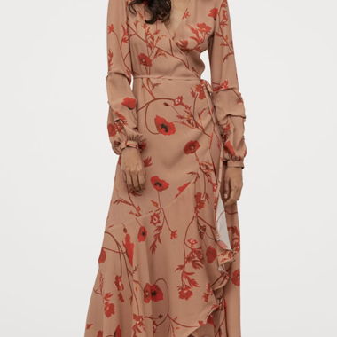 Wickelkleid von Johanne Ortiz mit H&M
