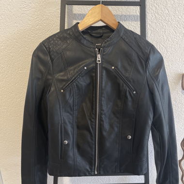 Small faux leather jacket