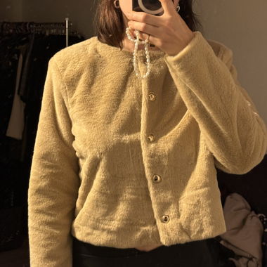 Veste en fausse fourrure