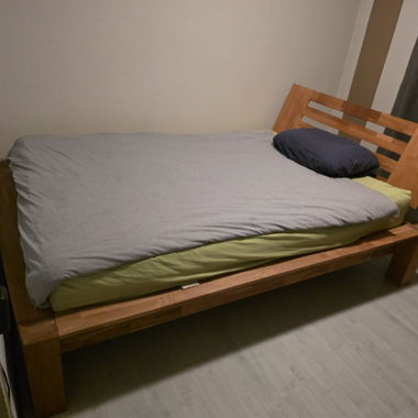 La Notte Swiss Edition Wooden Bed 160 x 200 cm