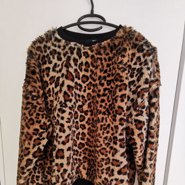 Sweatshirt Leopardenmuster
