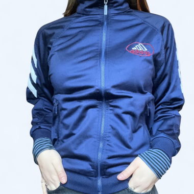 Giacca Adidas vintage blu