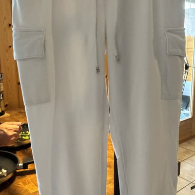 White Cargo Pants