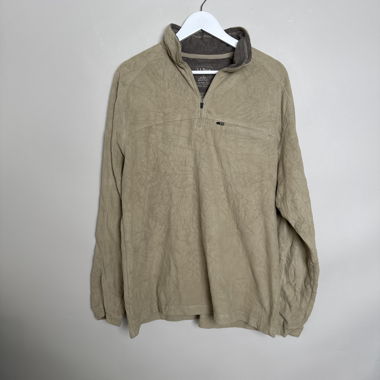 Pull polaire L.L.Bean à demi-zip L Tall