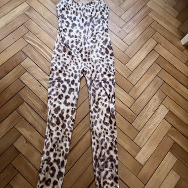 ZARA Leoparden-Jumpsuit, Grösse S