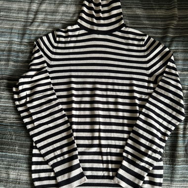 H&M Kragenpullover gestreift M