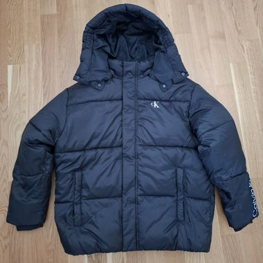 Herren Calvin Klein Puffer Jacke Gr. XS Schwarz
