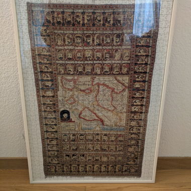 Art de puzzle en cadre