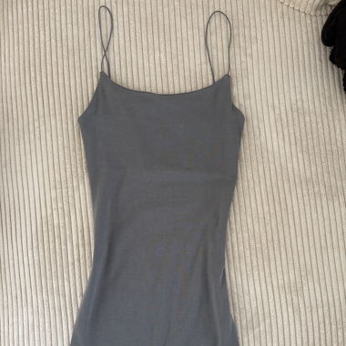 Robe grise Bershka 