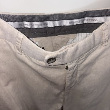 Pantalon en lin beige