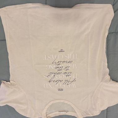 T-shirt base rosa pallido Mango