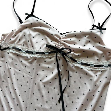 Robe nuisette à pois