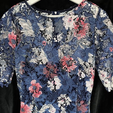 Lace flower dress