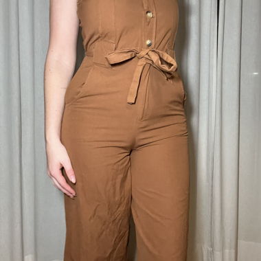 Brauner Mango Jumpsuit, XS