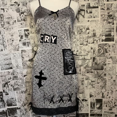 Unique satin slip top/dress
