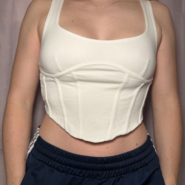 White Crop Top