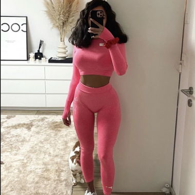Set palestra Alpha Coutures Watermelon Sugar rosa Gr. M