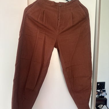 Pantalon décontracté marron