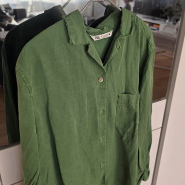 ZARA Green Shirt S