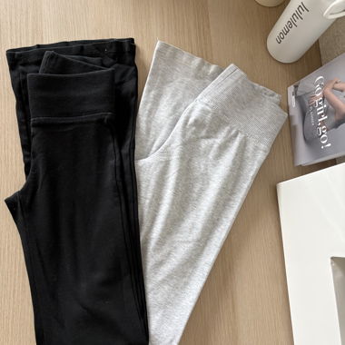 Set di leggings neri e grigi