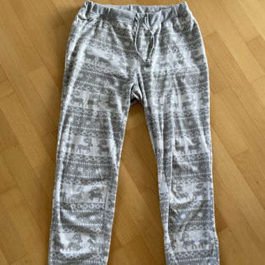 H&M Pyjamahose grau XS