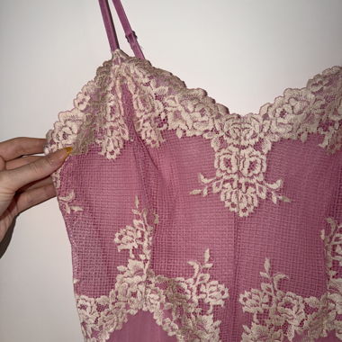 Intimissimi Pinkes Spitzen Nachthemd