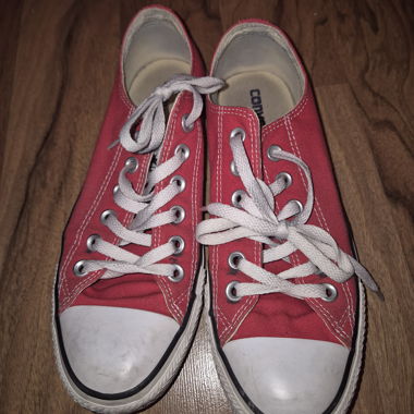 Baskets Converse rouges