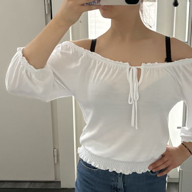 Trägerloses Shirt