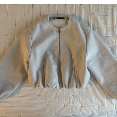 Zara zip bomber jacket
