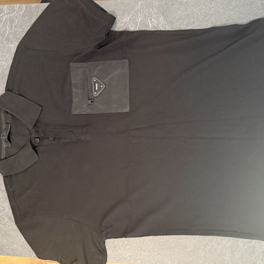 Prada schwarzes Poloshirt