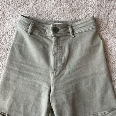 Zara Sage Green Jeans Pants