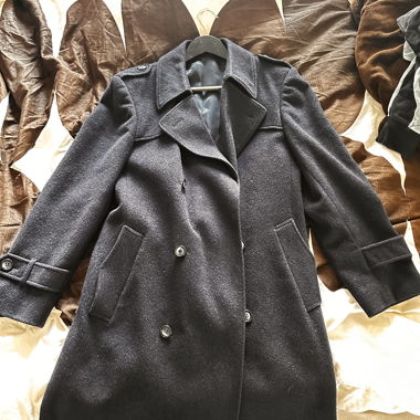 Cappotto in lana Antracite