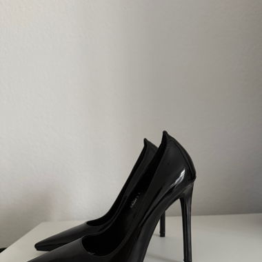 Escarpin verni noir 