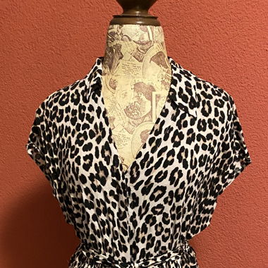 H&M animal print dress, Size M