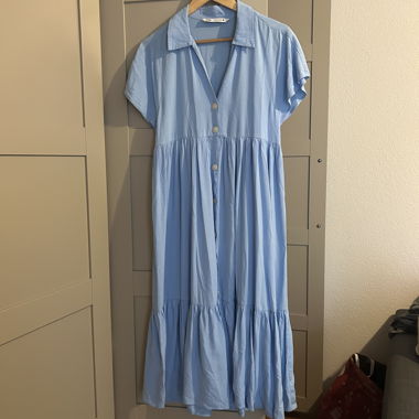 Light Blue Shirt Dress