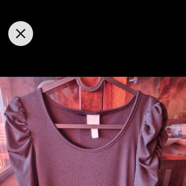 Black bodysuit top