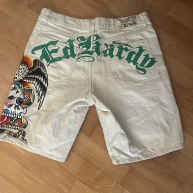 Ed Hardy graphic shorts