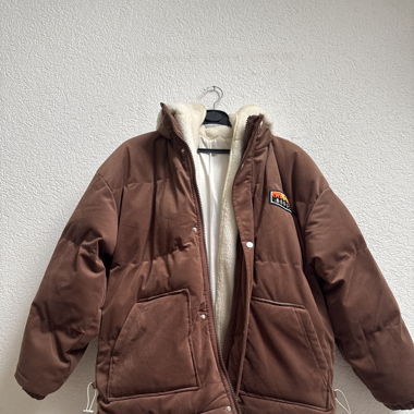 Braune Winter Jacke