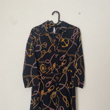 Kleid in navy