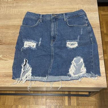 Minijupe aus Jeans von Pull&Bear