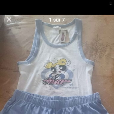 Pyjama neuf "super nanas", taille S