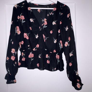 Bluse mit Blumenprint