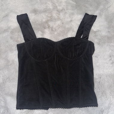 Edikted black corset top 